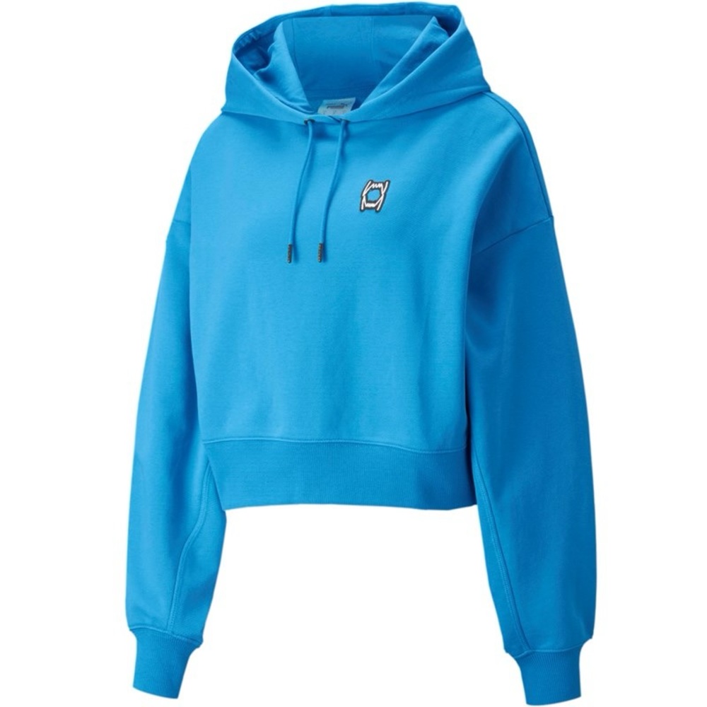 Puma Pivot Women’s Bleu Azur Cropped Hoodie